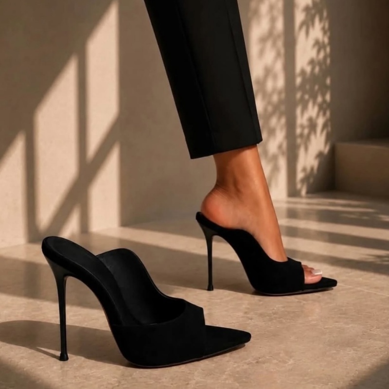 MKKHOU Fashion Pumps New High  - огляд і ціна Slip Dress Satin