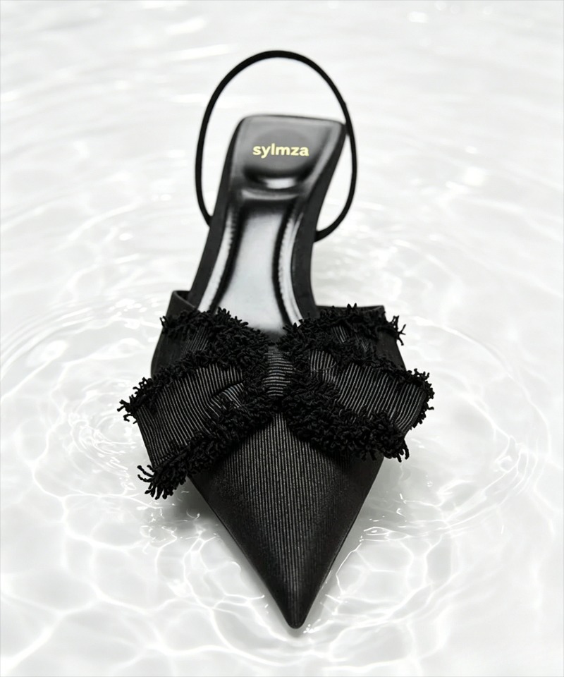Fashion Black Satin Butterfly  - огляд і ціна Slip Dress Satin
