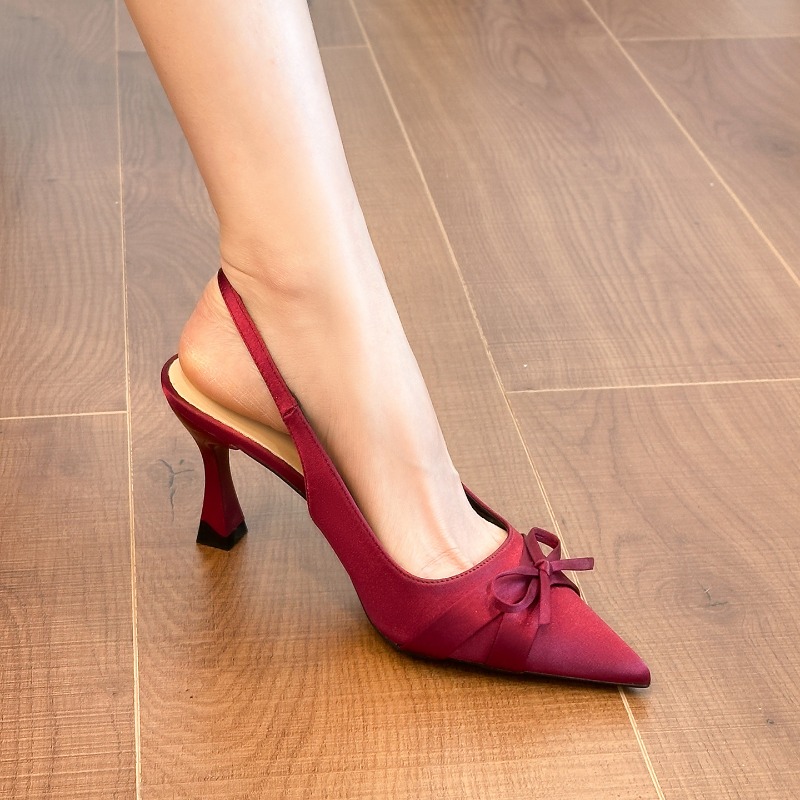 2026 Women's high heel shoes N - огляд і ціна Slip Dress Satin